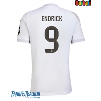 Real Madrid Endrick #9 Tricou Fotbal Replică 2025-26 Barbati Acasa